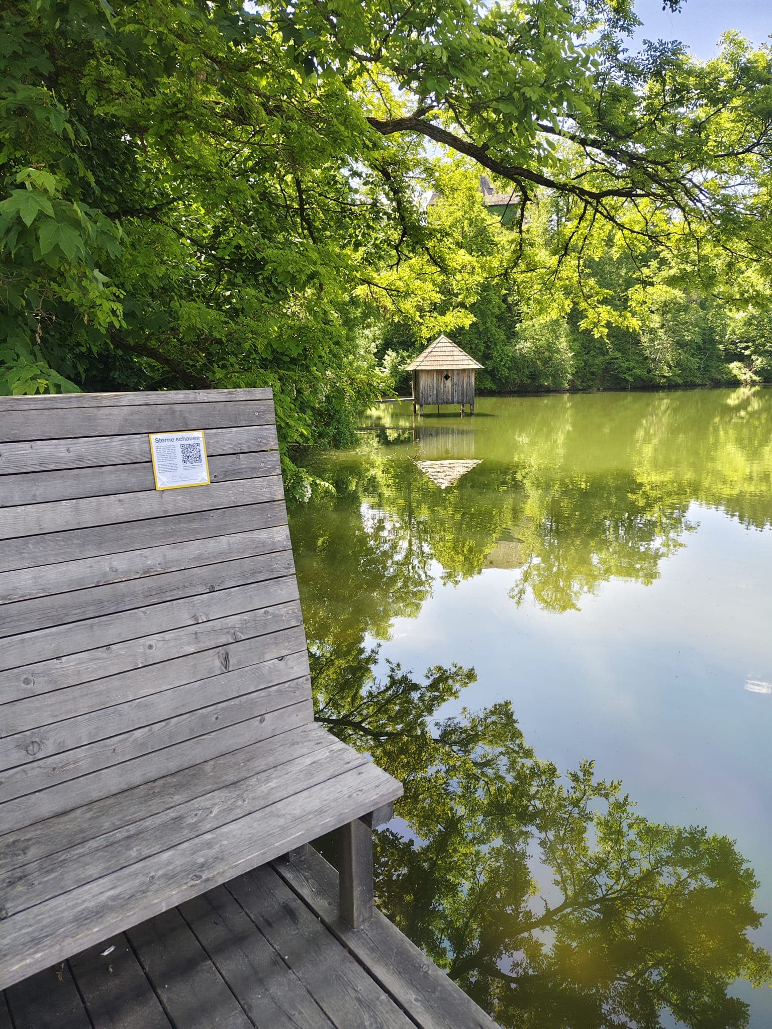 Sterne schauen Ort am Schlossteich Moosburg - Projekt Wandelstern