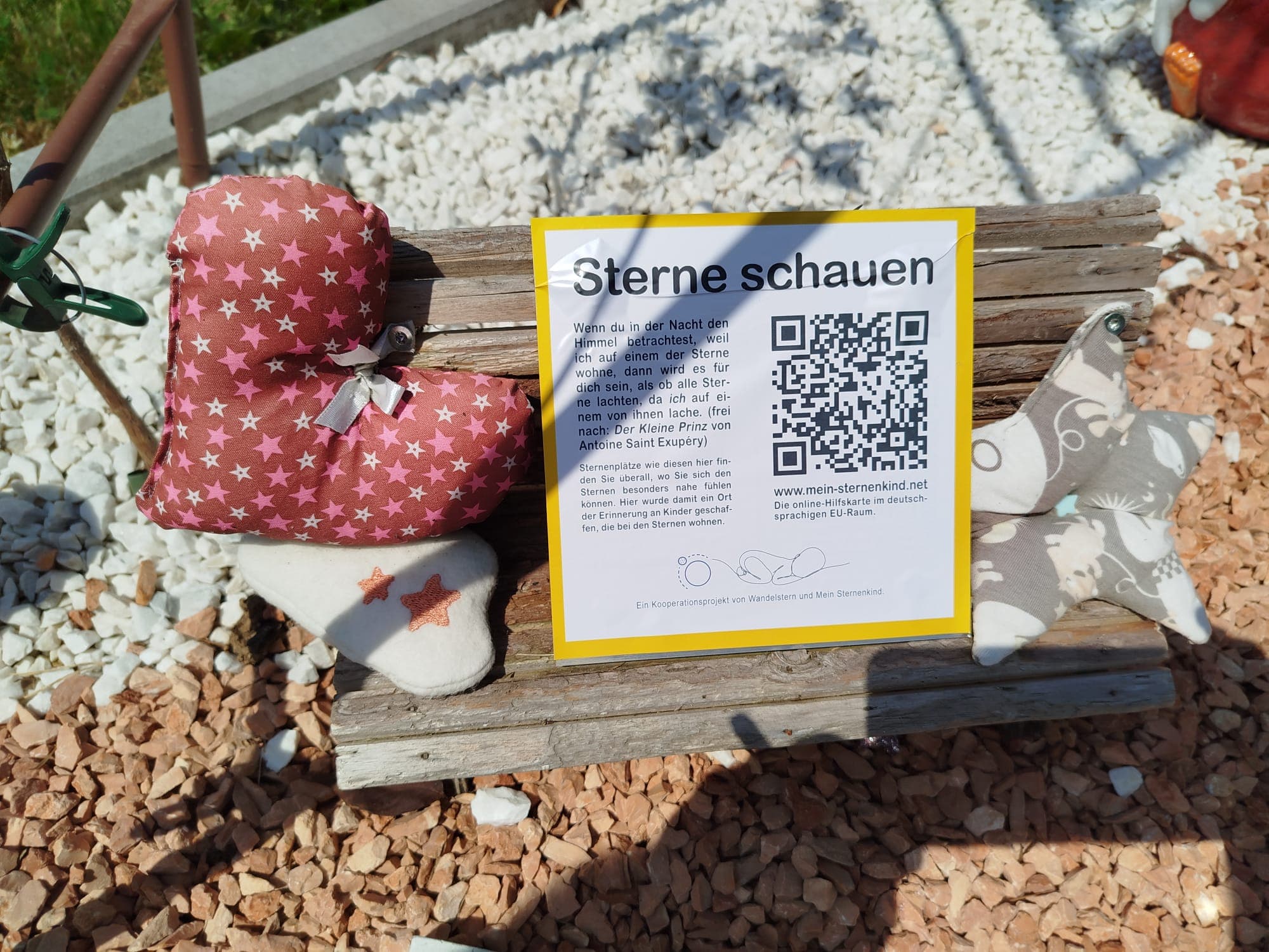 Kleinste Sternenbank Guttaring - Projekt Wandelstern